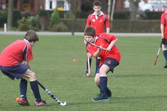 children playing hockey in Bristol