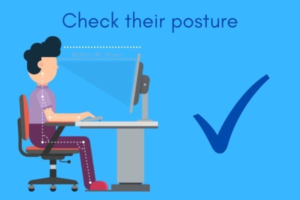 Check your child's posture