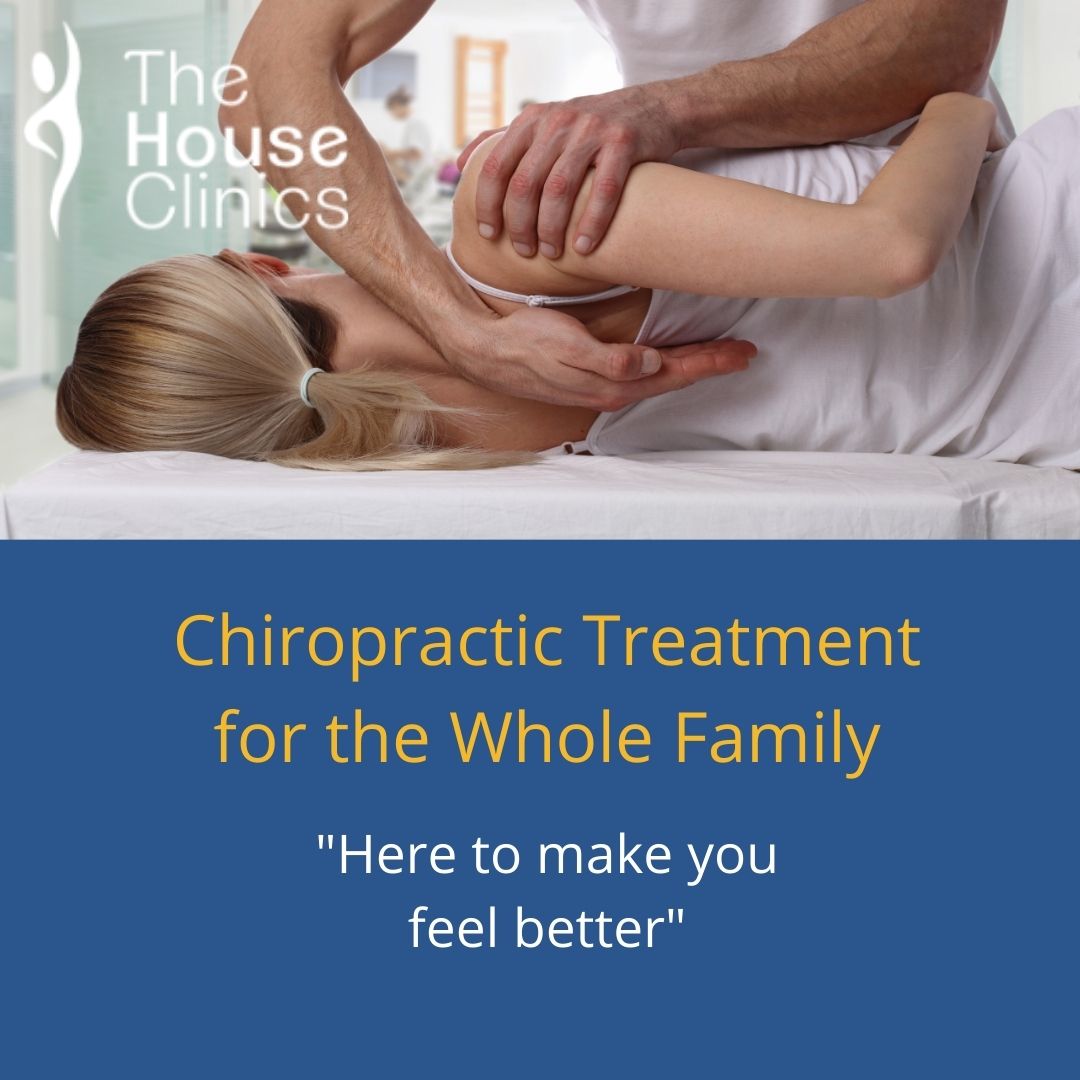 Chiropractic adjustment. An expert team of Chiropractors at The House Clinics in Bristol